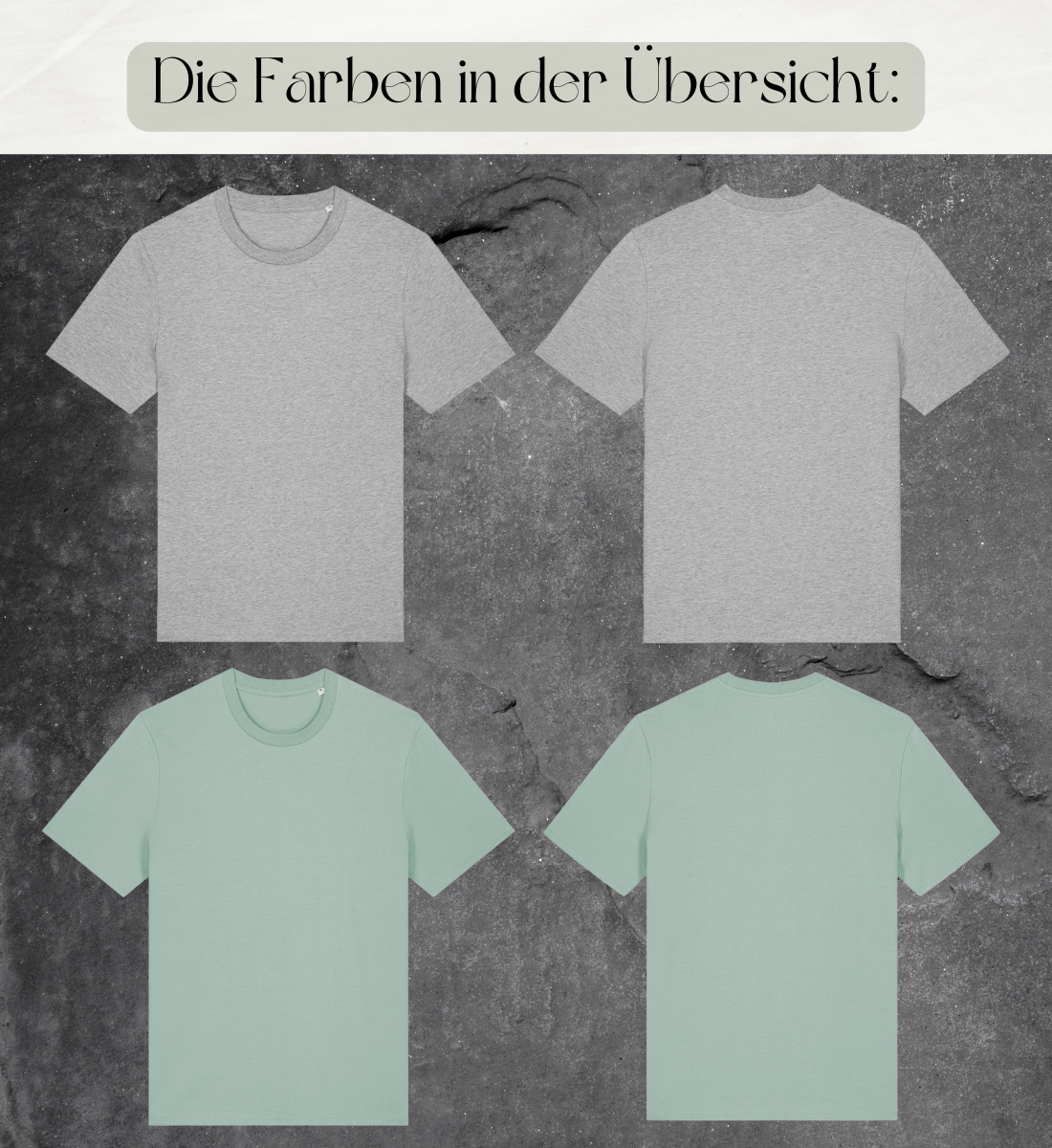 farben l mani l t-shirt bio-baumwolle l schöne yoga kleidung l nachhaltige produktion aus naturtextilien l umweltfreundliche mode