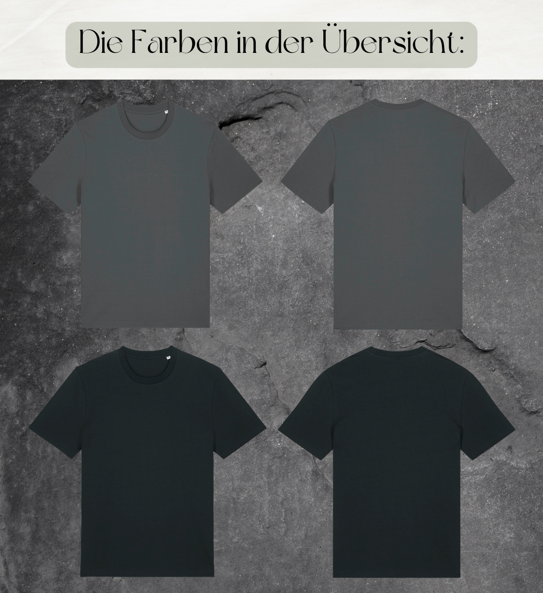 farben l it's time for yoga l nachhaltiges t-shirt l yoga kleidung bio-baumwolle l nachhaltig einkaufen dank veganer mode