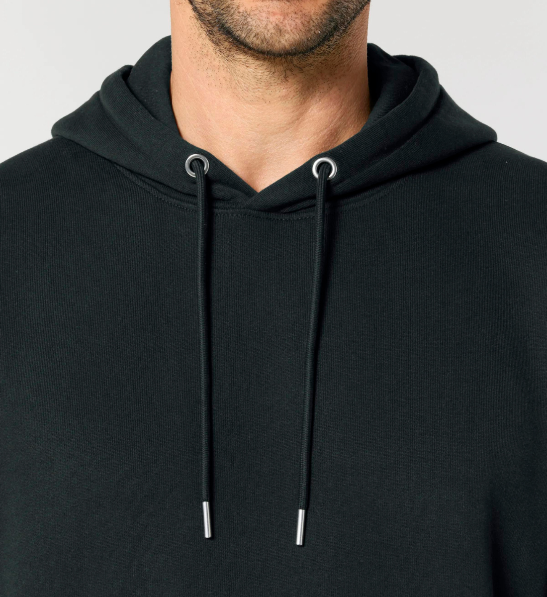 yoga l bio hoodie l yoga bekleidung schwarz l umweltfreundliche kleidung l bewusst leben dank veganer mode