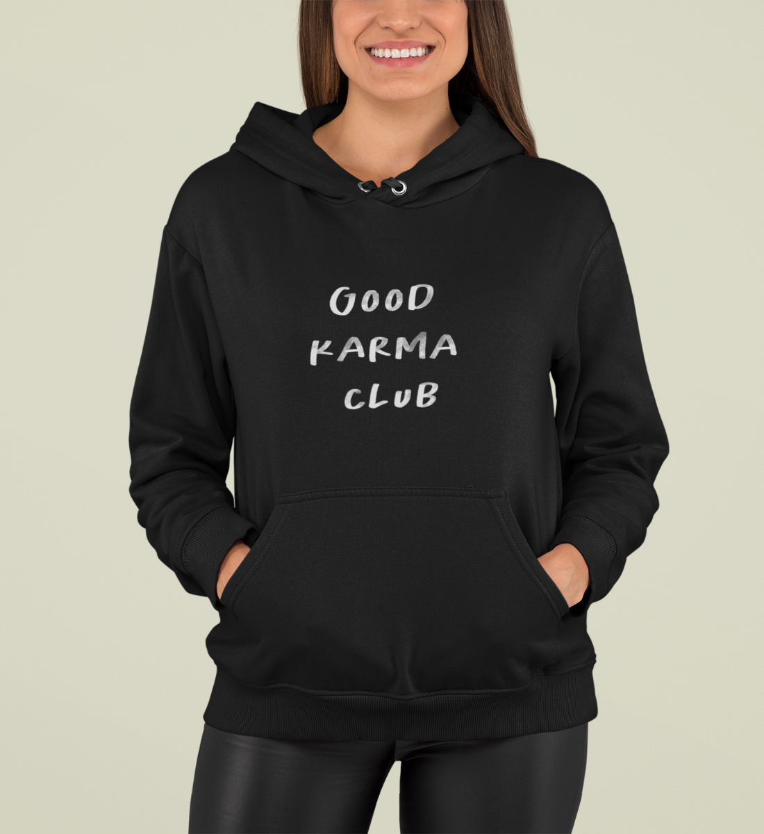 good karma club l pullover bio-baumwolle l yoga outfit l umweltfreundliche kleidung l bio-baumwolle aus ökologischen materialien