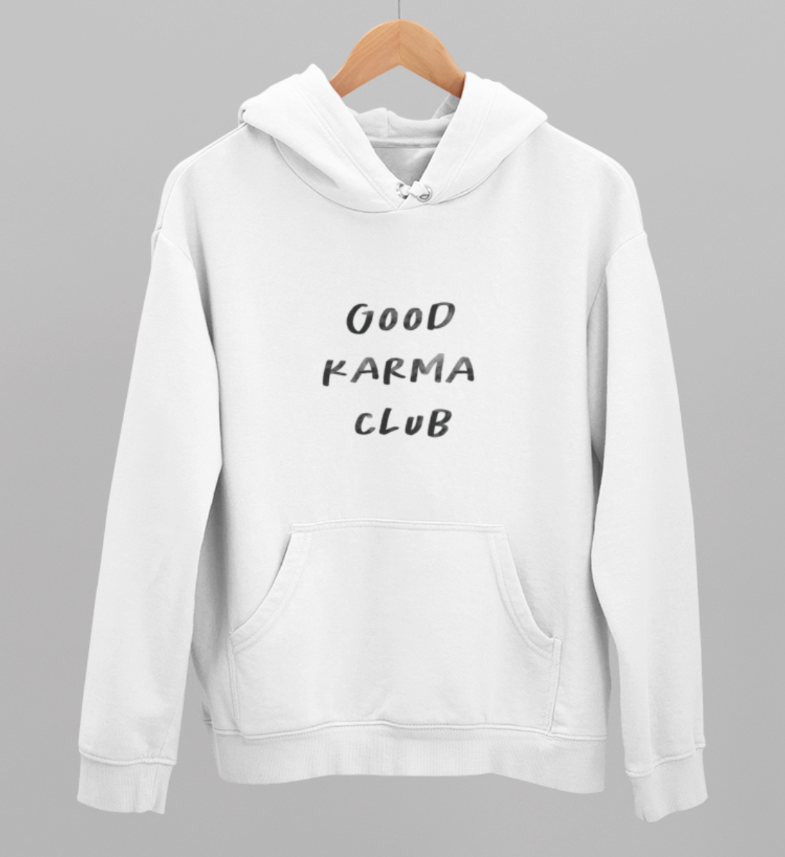 good karma club l pullover bio-baumwolle weiß l yoga outfit l umweltfreundliche kleidung l bio-baumwolle aus ökologischen materialien