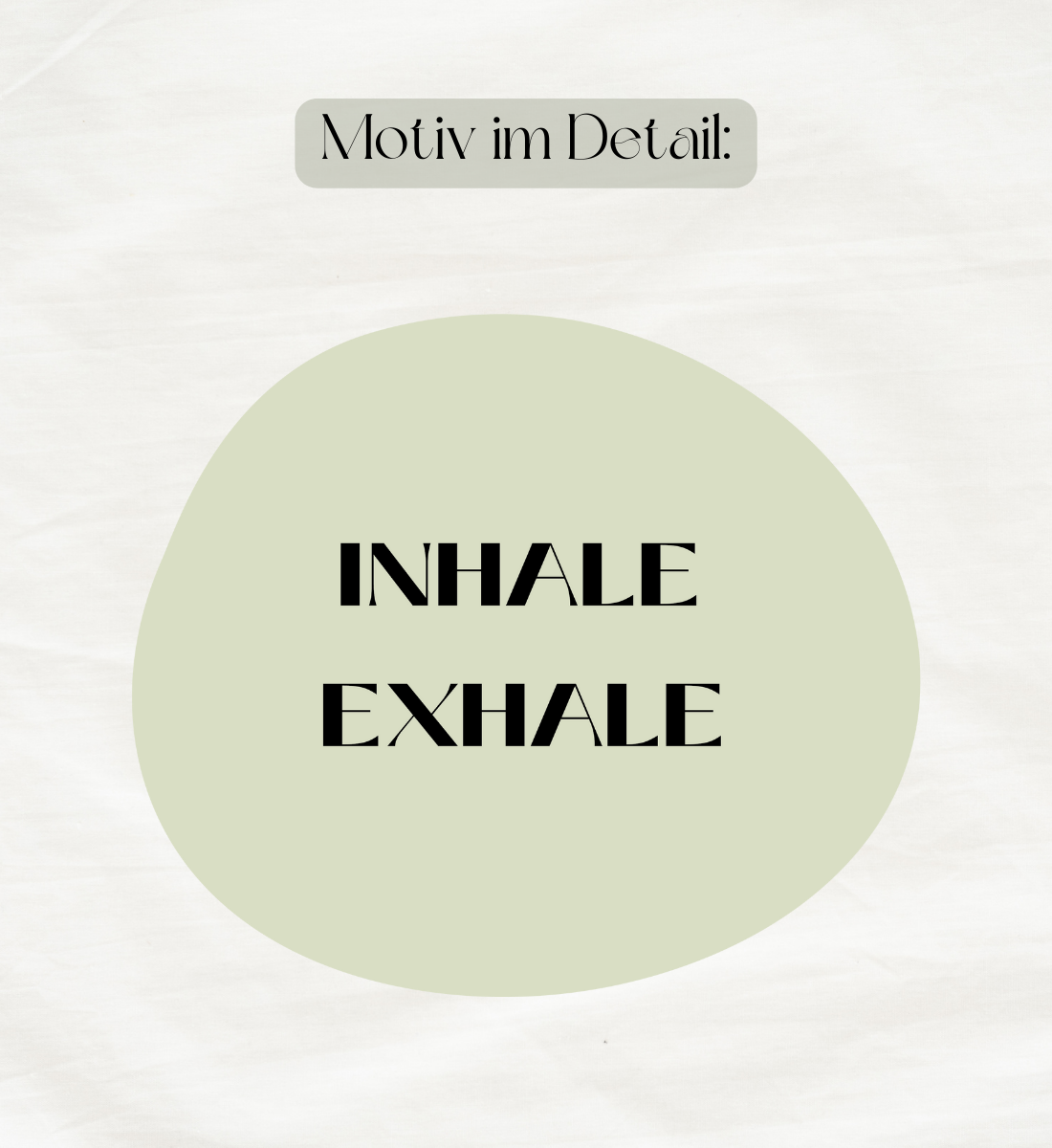 motiv l inhale exhale l yoga oberteil l yoga t-shirt l schöne yoga kleidung l ethischer konsum mit veganer mode l nachhaltige mode online shoppen