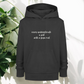 girl with a yoga mat l kinder yoga hoodie l bio pullover schwarz l ausgefallene yoga kleidung l nachhaltige yoga mode l fair fashion online shop