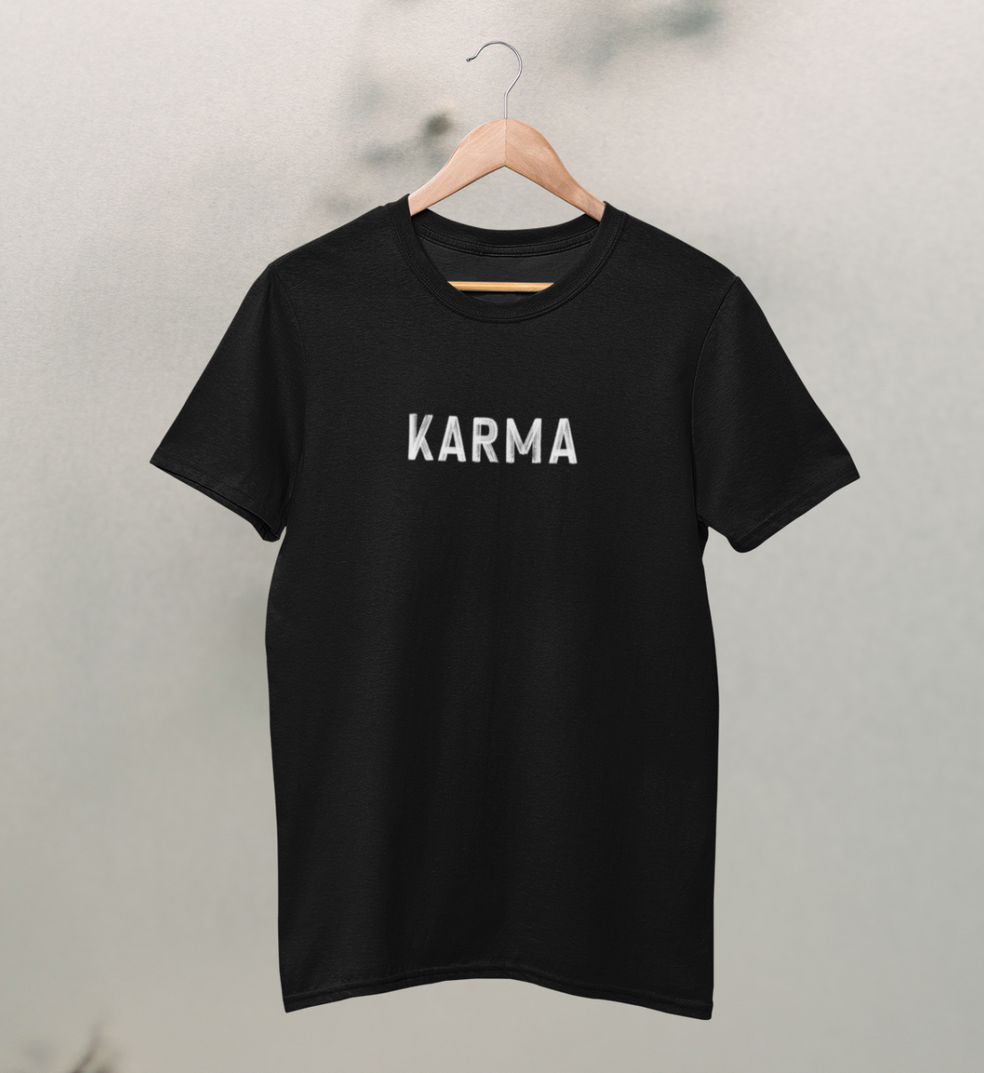 karma l t-shirt kinder bio-baumwolle schwarz l yoga mode kinder l bio yoga kleidung l ökologische mode l ethischer konsum dank natürlichen materialien