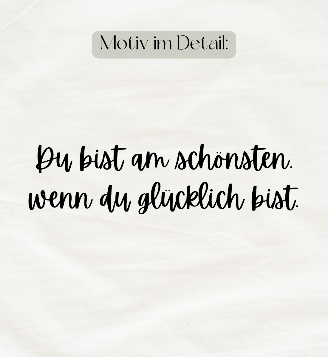 motiv l wenn du glücklich bist l bio top l yoga top damen l nachhaltige yoga kleidung l umweltfreundliche mode aus ökologischen materialien