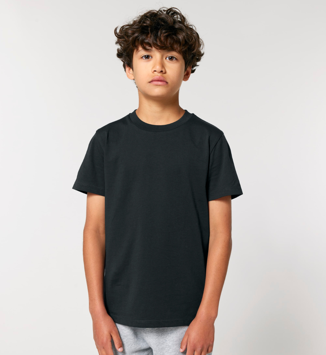 wenn du glücklich bist l bio t-shirt kinder schwarz l yoga shirt l yoga outfit l faire und ökologische mode online shoppen