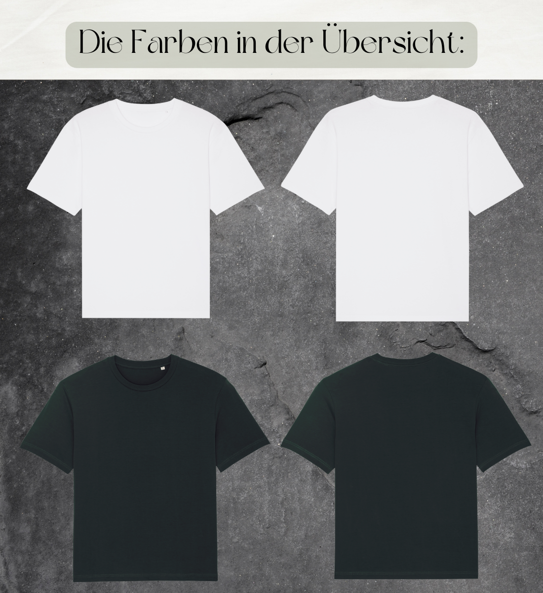 Focus on the good - Bio Oversize T-Shirt Unisex (Rückenprint)
