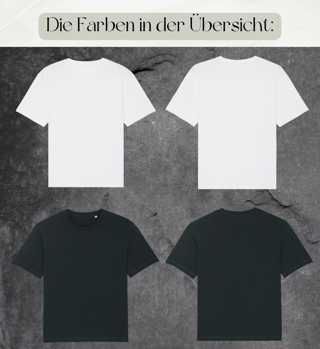 Du bist wertvoll - Bio Oversize T-Shirt Unisex (Rückenprint)