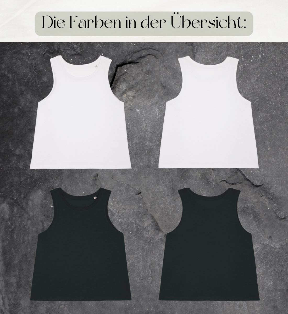 Du bist wertvoll - Lässiges Bio Tanktop Damen