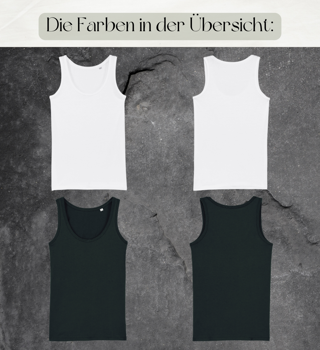 Du bist wertvoll - Bio Tanktop Damen