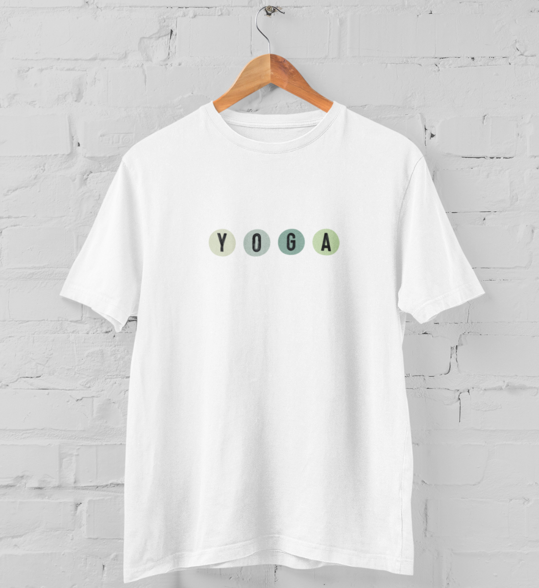 yoga l yoga t-shirt weiß unisex l yoga fashion l umweltfreundliche kleidung aus nachhaltiger produktion