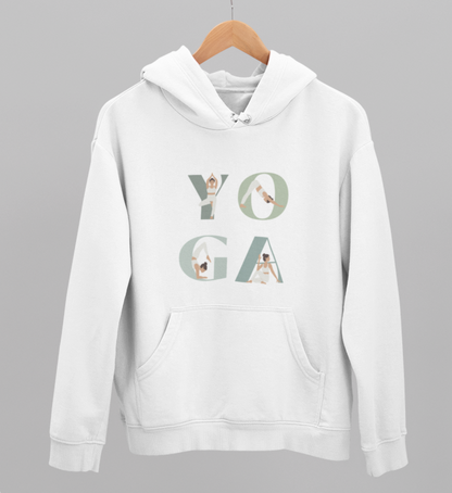 yoga girl l yoga pullover damen weiß l hoodie bio-baumwolle l yogawear l bewusst und nachhaltig leben