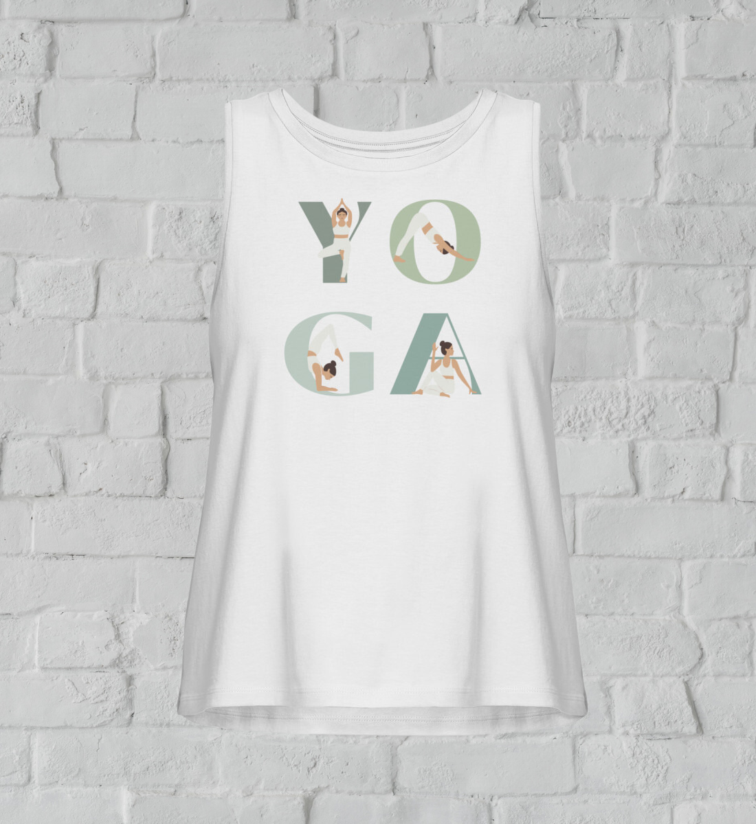 yoga girl l bio top weiß l top bio-baumwolle l yogawear l ökologische und nachhaltige mode bewusst erleben