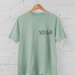 zeit für yoga l yoga t-shirt mintgrün l yoga oberteil l schöne yoga kleidung l nachhaltig und umweltfreundliche produkte online shoppen
