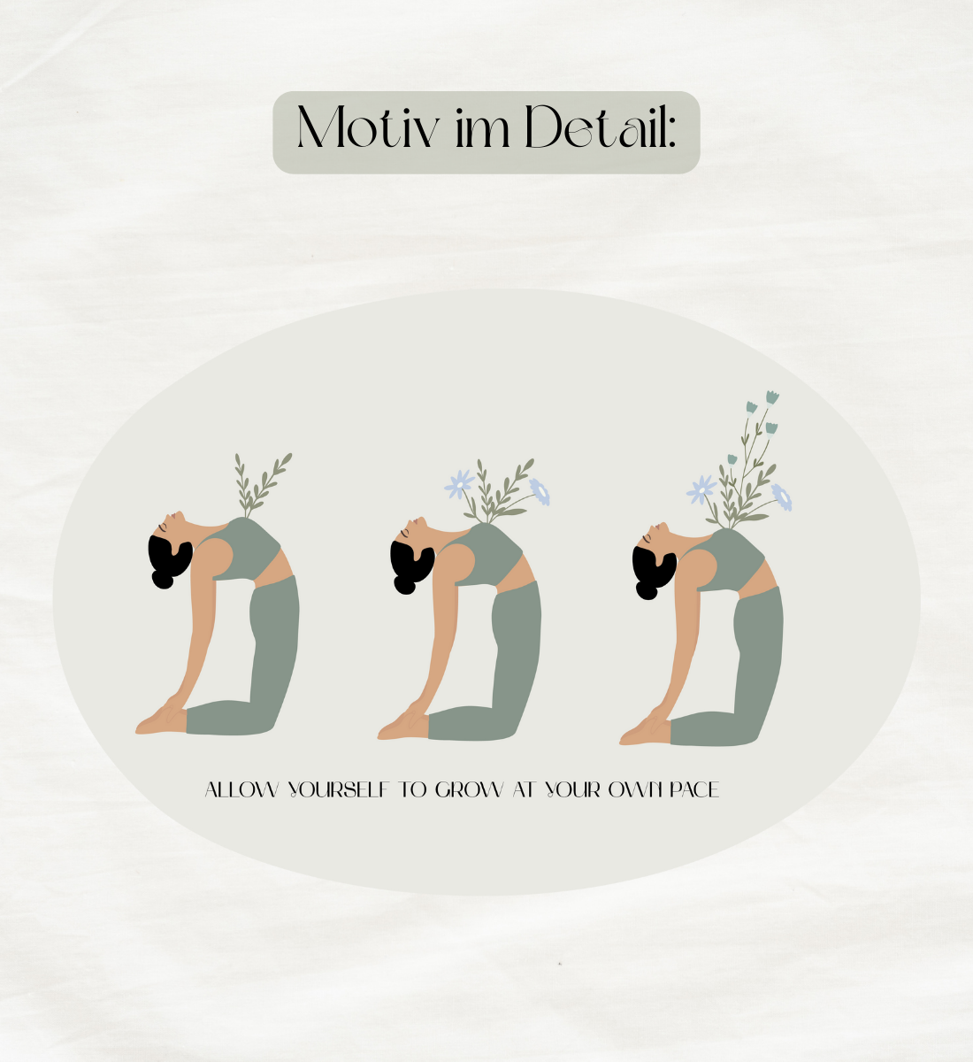  motiv l allow yourself to grow l sticker l yoga sticker l schöne geschenkideen l yoga accessories