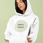 inhale exhale l hoodie bio-baumwolle weiß l yoga pullover l yoga klamotten l vegane kleidung aus naturtextilien  