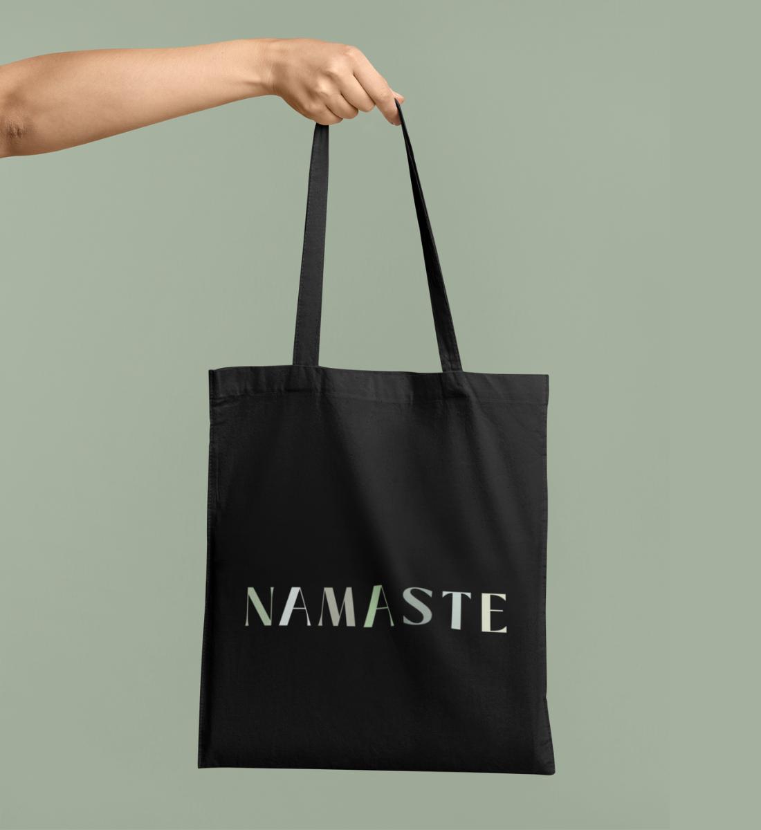 namaste l stofftasche l bio jutebeutel l ökologische geschenkideen l yoga zubehör nachhaltig online shoppen